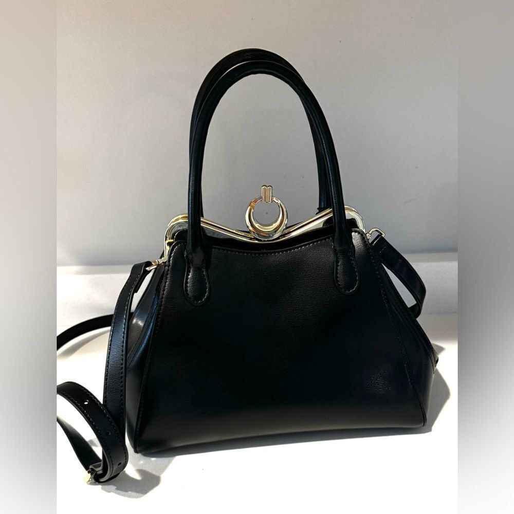 Cromia Unica bag black , Italian leather - Picture 3 of 7